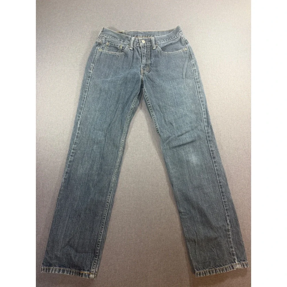 Levis 514 Straight Fit Jeans Mens W29 L30 Blue Denim Medium Wash Pants